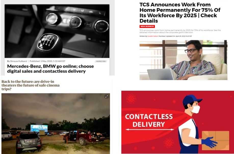 Snapshot of news articles highlighting the future of tech in the country